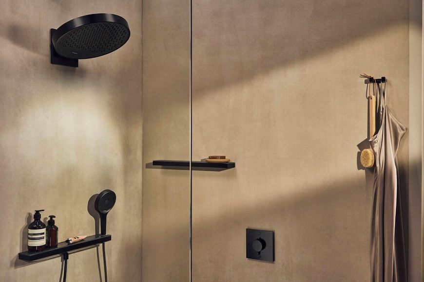 Лейка ручного душа HANSGROHE RAINFINITY 26865670, черный матовый 97414 фото