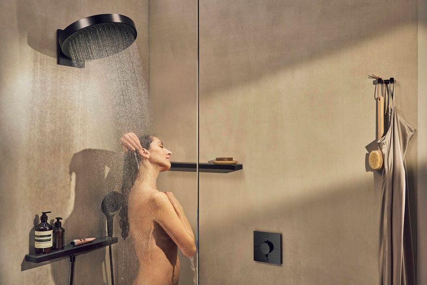Лейка ручного душа HANSGROHE RAINFINITY 26865670, черный матовый 97414 фото