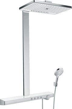 Душевая система HANSGROHE RAINMAKER SELECT 27106400, хром с белым 51206 фото
