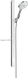 Душовий набір із душовою штангою та мильницею HANSGROHE RAINDANCE SELECT 27649400, хром з білим 800003822 фото 1