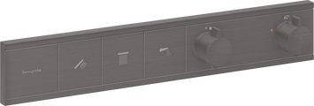 Термостат скрытого монтажа на потребителя HANSGROHE RAINSELECT 15381340, черный матовый хром 800004522 фото