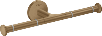 Держатель туалетной бумаги AXOR UNIVERSAL CIRCULAR 42857140, 2 рулона, бронза 800005151 фото