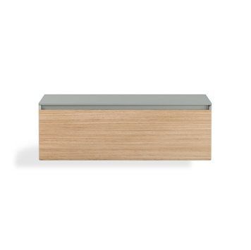 Тумба з ящиком 120 см NIC DESIGN BELT 010979047, сірий 103601 фото
