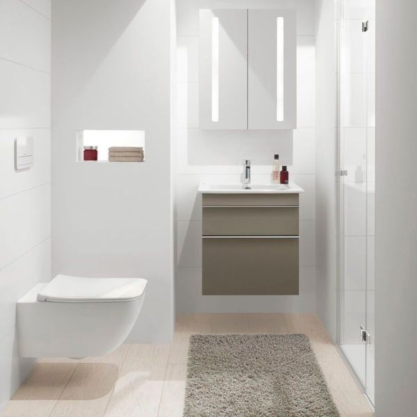Унітаз підвісний VILLEROY & BOCH VENTICELLO 4611R0RW, CeramicPlus DirectFlush, білий 76091 фото