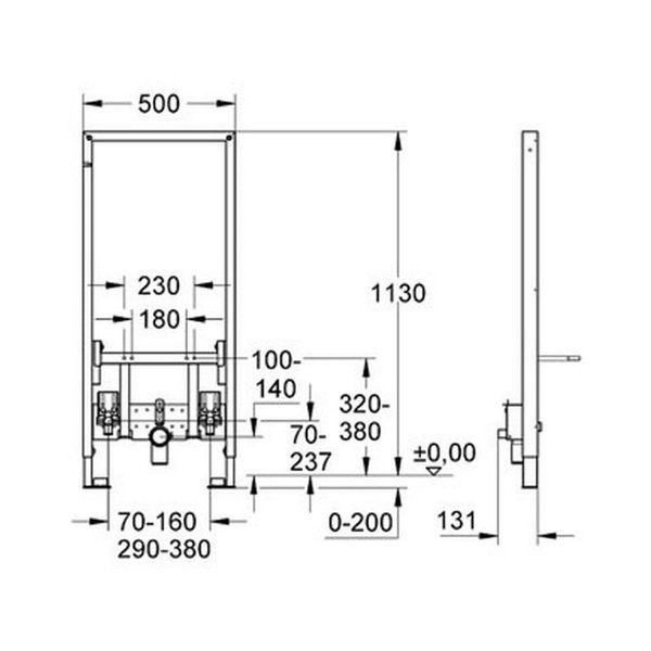 Інсталяція для біде GROHE RAPID SL 38553001 11996 фото