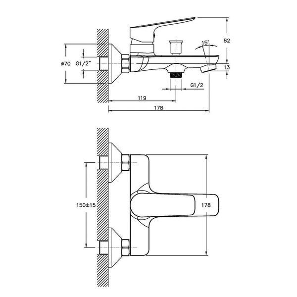 Набір змішувачів IMPRESE KIT kit300901 77966 фото