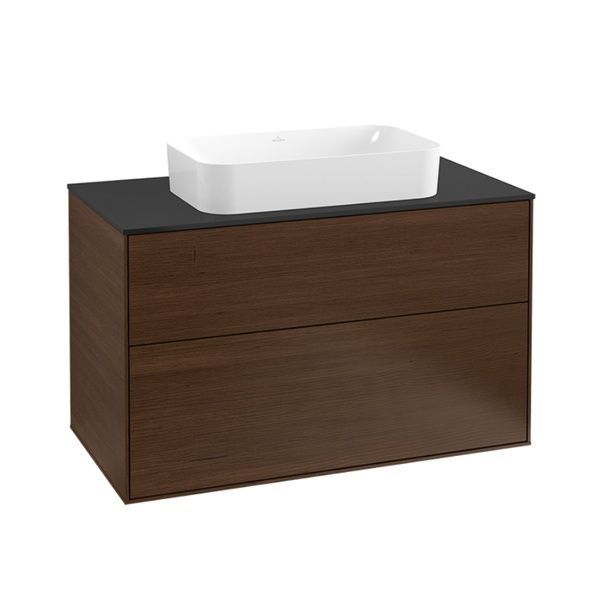 Тумба под раковину VILLEROY & BOCH FINION F23100PD, черный 800005621 фото