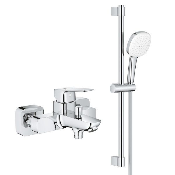 Смеситель для ванны с душевым набором GROHE CUBEO BF101813TR, хром 102616 фото