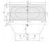 Ванна квариловая VILLEROY & BOCH OBERON 2.0 UBQ170OBR2DV-01, 170x75, белый 71294 фото 9
