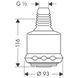 Верхний душ HANSGROHE CLUBMASTER 28496000 76356 фото 2