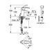 Смеситель для умывальника с гигиеническим душем GROHE EUROSMART 23124002, хром 51411 фото 2