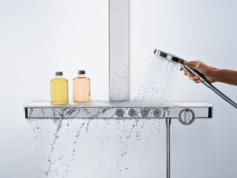 Душевая система HANSGROHE RAINMAKER SELECT 27106400, хром с белым 51206 фото