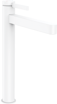 Смеситель для раковины со сливным гарнитуром HANSGROHE FINORIS 76070700, белый матовый 96921 фото