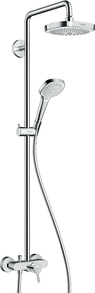 Душевая система HANSGROHE CROMA SELECT 27258400, хром с белым 46160 фото