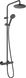 Душова система з термостатом HANSGROHE VERNIS BLEND 26089670, чорний матовий 800003723 фото 1