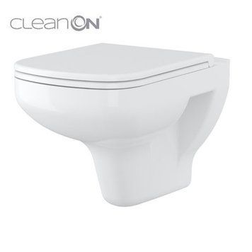 Унитаз подвесной CERSANIT COLOUR K701-042, 652 CLEAN ON 011, белый 80000003364 фото