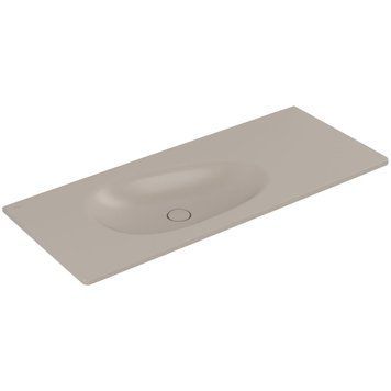 Умивальник накладний VILLEROY & BOCH ANTAO 4A77L3AM, 120x50см, без переливу, без отвору під змішувач, Ceramic Plus, бежевий 800005872 фото