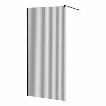 Душевая стенка WALK-IN 100 см IMPRESE s09110004MV, черный матовый 95156 фото