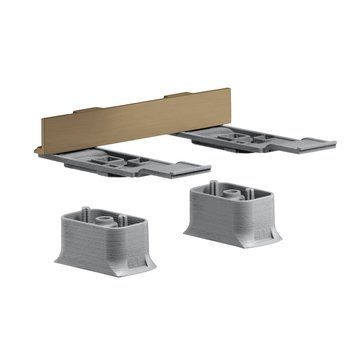 Комплект адаптеров для монтажа AXOR UNIVERSAL SOFTSQUARE 42870140, бронза 800005152 фото
