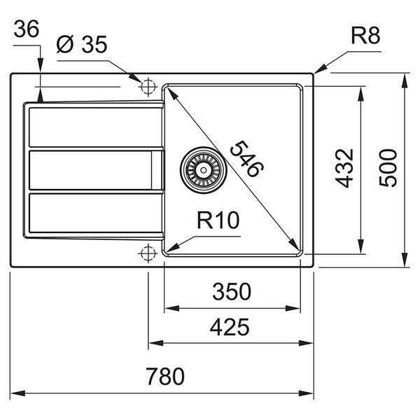 Кухонная мойка FRANKE SIRIUS 2.0 2D 611-78 143.0671.744, бежевый 800006713 фото