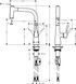 Смеситель для кухонной мойки HANSGROHE METRIS 14834800, нержавеющая сталь 57779 фото 2