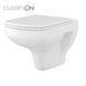 Унитаз подвесной CERSANIT COLOUR K701-042, 652 CLEAN ON 011, белый 80000003364 фото 1