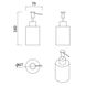 Дозатор жидкого мыла RJ LUBLIN RJAC023-02SS, серебристый 82421 фото 2