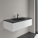 Умивальник накладний VILLEROY & BOCH ANTAO 4A76ABR7, 100x50см, з прихованим переливом, з отвором під змішувач, Ceramic Plus, чорний матовий 800005572 фото 2