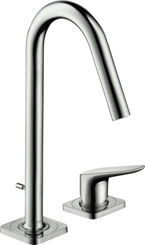 Смеситель для раковины AXOR CITTERIO M 34132000, на 2 отверстия, 160, с донным клапаном 52294 фото