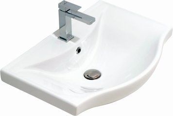 Умывальник мебельный 65 см RJ TULIP RJFU081-0065WH 90202 фото