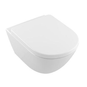 Унитаз подвесной удлиненный VILLEROY & BOCH SUBWAY 2.0 4609R0R1, Open Flushing Rim 410x580, белый 57065 фото