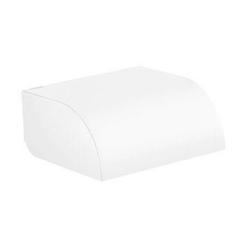 Держатель туалетной бумаги с крышкой AXOR UNIVERSAL CIRCULAR 42858700, белый 800005453 фото