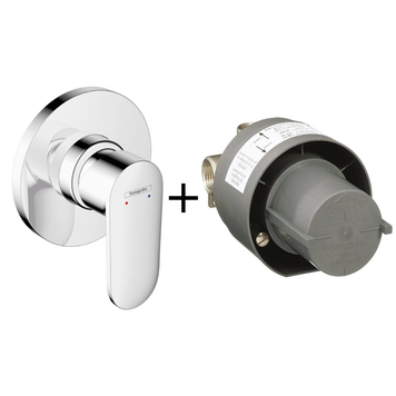 Смеситель для душа со скрытой частью HANSGROHE VERNIS BLEND 71649000+13620180, хром 102004 фото