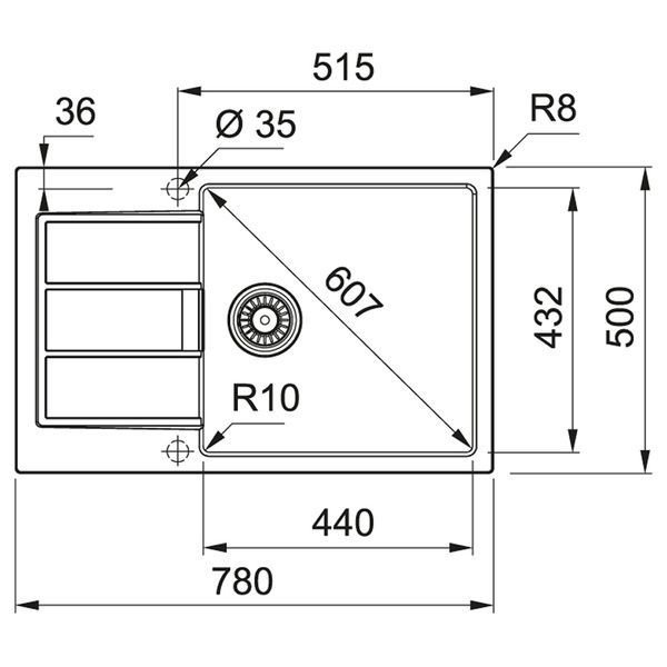 Кухонная мойка FRANKE SIRIUS 2.0 S2D 611-78 XL 143.0671.747, бежевый 800006714 фото