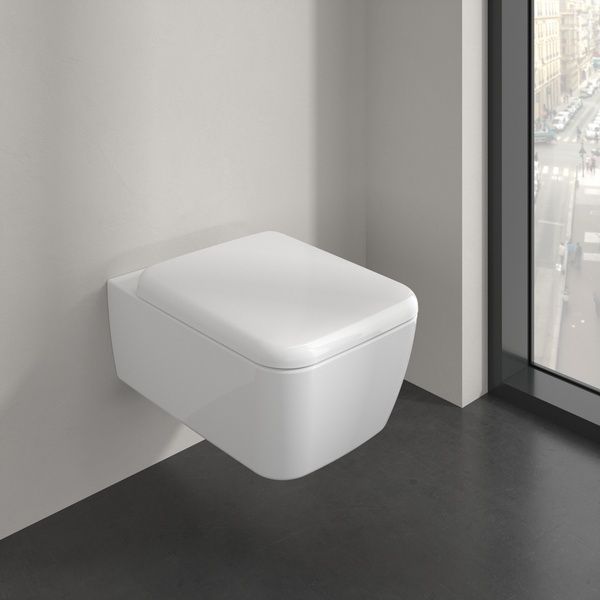 Унітаз підвісний безобідковий з круговим змивом VILLEROY & BOCH SKYLA 4682CL01, білий 103589 фото
