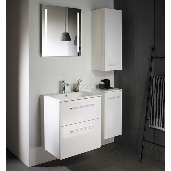 Тумба з умивальником GEBERIT SELNOVA SQUARE 501.236.00.1, білий 79992 фото