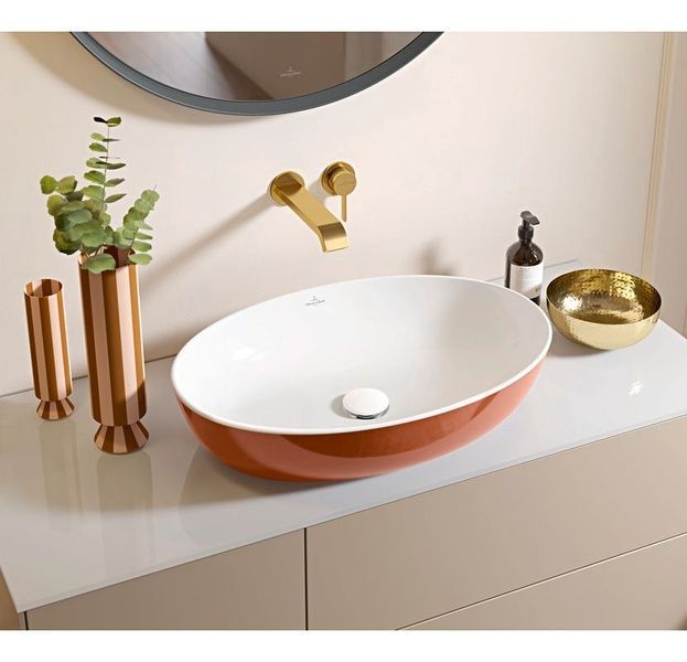 Умывальник на столешницу VILLEROY & BOCH ARTIS 419861BCW8, 610x410 мм, терракот 800005673 фото
