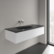 Умывальник накладной VILLEROY & BOCH ANTAO 4A77L3R7, 120x50см, без перелива, без отверстия под смеситель, Ceramic Plus, черный матовый 800005573 фото 2