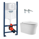 Набор инсталляционных GROHE RAPID SL 38840000+3855800M с безободковым унитазом VOLLE AGUA RONDA 1307.003700, без кнопки 102692 фото 1