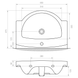 Тумба з умивальником RJ SOFT RJFU023-0165WHSET, 65 см, білий 95606 фото 3