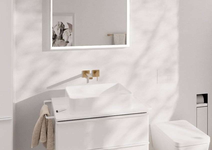 Змішувач для умивальника HANSGROHE TECTURIS, бронза сатин 93138 фото