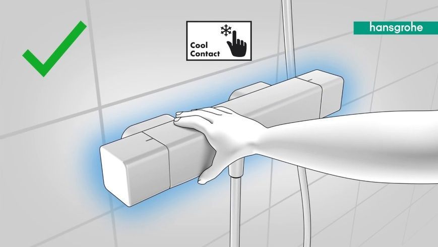 Душевая система с термостатом HANSGROHE CROMA E 27687000, хром 68598 фото