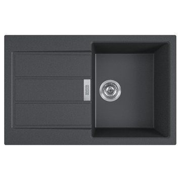 Кухонная мойка FRANKE SIRIUS 2.0 S2D 611-78 143.0621.190, чёрный 800006715 фото