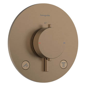 Змішувач прихованого монтажу HANSGROHE ECOSTAT COMFORT 33715140, бронза сатин 100541 фото