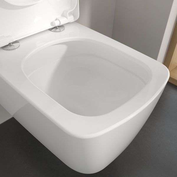 Унітаз підвісний безобідковий з круговим змивом VILLEROY & BOCH SUBWAY 3.0 4610TL01, білий 103587 фото