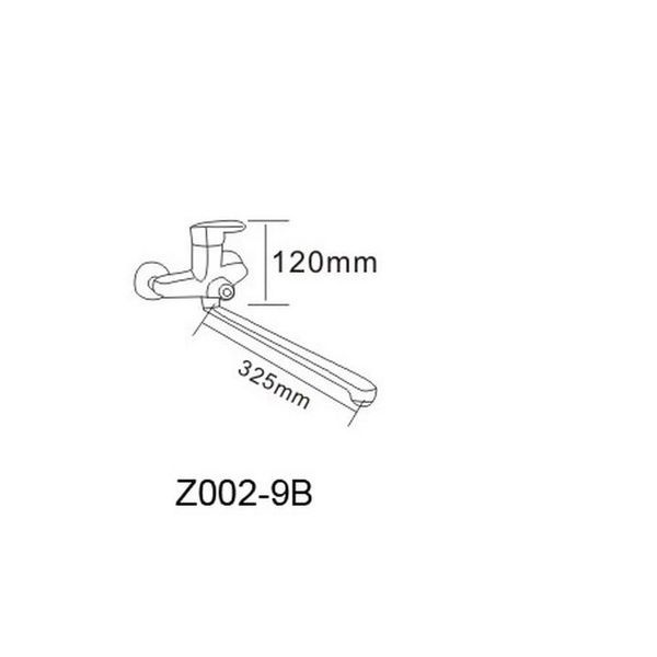 Смеситель для ванны RJ ATLANT RBZ002-9B 38531 фото