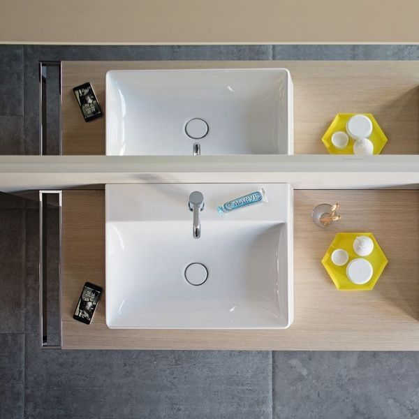 Умывальник подвесной DURAVIT DURASQUARE 2353600041, 60х47 800006015 фото