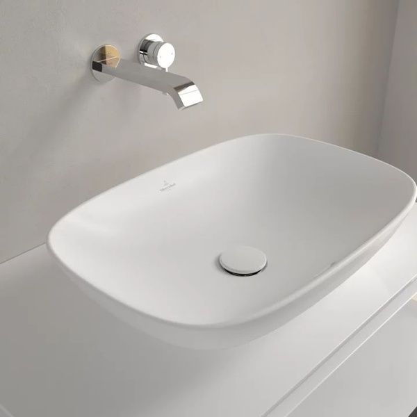 Умывальник на столешницу VILLEROY & BOCH LOOP & FRIENDS 4A4900RW, 56x38, белый матовый 800005724 фото