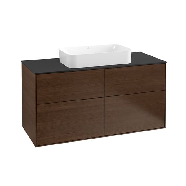 Тумба под раковину VILLEROY & BOCH FINION F26100PD, черный 800005624 фото