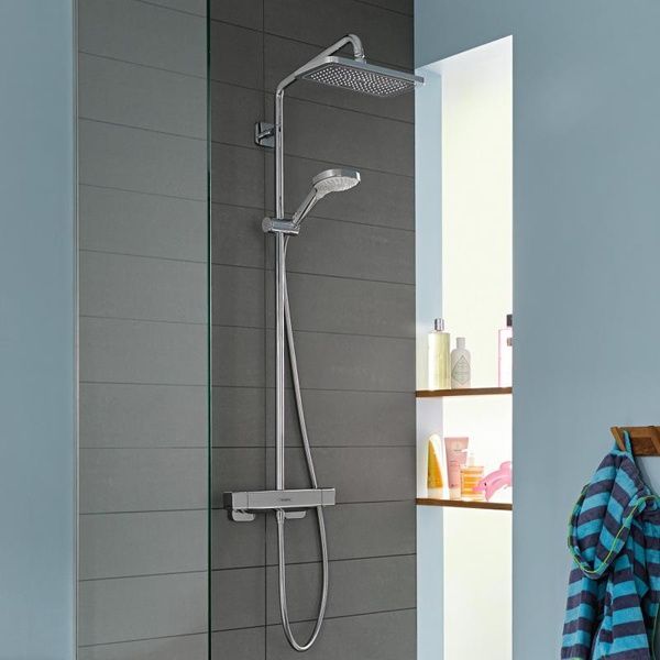 Душова система з термостатом HANSGROHE CROMA 27630000, хром 68382 фото